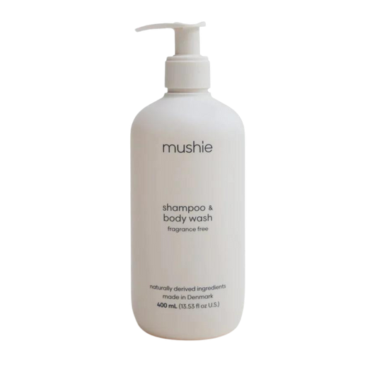 Mushie Shampoo & Body Wash (Fragrance Free) 400ml